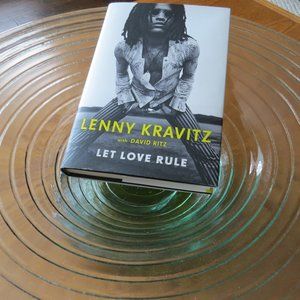 Lenny Kravitz Let Love Rule Memoir Hard Cover Book